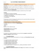 Fiche révision système endocrinien