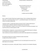 Candidature de stage au service d'incendie et de secours du département de Rhône et de la métropole de Lyon