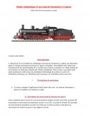 Etude cinématique d’un train de locomotive à vapeur