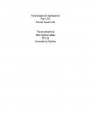 Psychologie de l’adolescence PSY1210