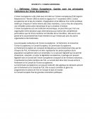 Principales institutions de l’Union Européenne