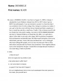 Exemple de CV