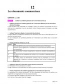 Les documents commerciaux