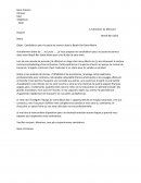 Lettre de motivation Candidature pour le poste de serveur dans le Beach Bar Santa Maria