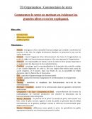 TD Organisation : Commentaire de texte