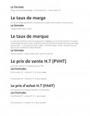 Calculs commerciaux