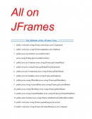 All on JFrames