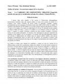 Fiche de lecture du texte la fabrique des dispositions urbaines propriétés sociales des parents et socialisation urbaine des enfants, Clément Rivière.