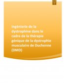 Ingénierie de la dystrophie dans le cadre de la thérapie génique de la dystrophie musculaire de Duchenne