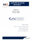 Rapport de stage Intergate Logistique