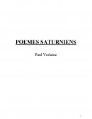 Poèmes Saturniens, Paul Verlaine