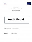 Audit fiscal