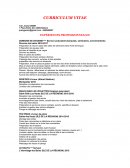 Curriculum vitae