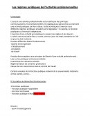 Régime juridique de l'entreprise