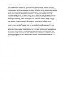 Introduction D Une Preface Sur Une Anthologie De La Nature Dissertation Jeremy Smo
