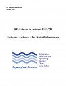 Dossier entreprise, BTS Assistante de gestion de PME-PMI