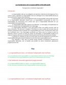 Fondement responsabilité civile
