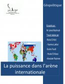 La puissance dans l’arène internationale