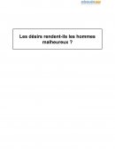 Les désirs rendent-ils les hommes malheureux ?