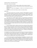 Analyse de situation point de suture
