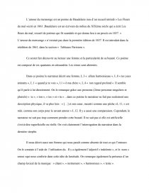 L Amour Du Mensonge Baudelaire Commentaire D Oeuvre Izan212