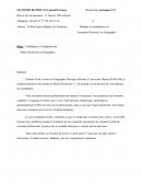 Candidature à l’intégration du Master Recherche en Géographie