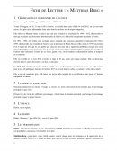 Fiche de lecture Matthias Berg