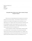 Netnographic Study of Marine Lepen’s Online Community Through Instagram Comments