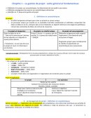 La gestion de projet : cadre général et fondamentaux