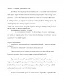 La notion de responsabilité civile