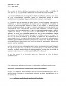 Commentaire des décisions du Conseil constitutionnel du 6 novembre 1962, 9 avril 1992 et 25 avril 2014 axé sur la souveraineté, le référendum et le contrôle de constitutionnalité.