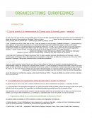 Organisations européennes