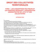 Droit des collectivités territoriales