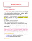 Analyse financière