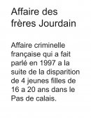 Affaire des frères Jourdain