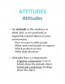 Attitudes