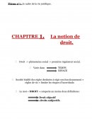 La notion de droit