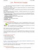 Tourisme - Assurances