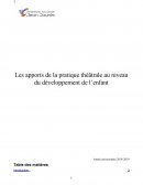 Compte-rendu stage théâtre