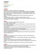 Résume début d'année cours de philosophie