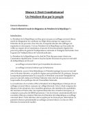 TD Droit Constitutionnel