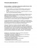 Droit administratif TD