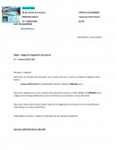 Lettre de relance facture