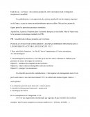 Etude de cas : La France : des systèmes productifs, entre valorisation local et intégration européenne et mondiale.