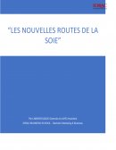 Les nouvelles routes de la soie