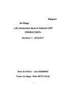 Rapport de stage CGP