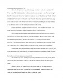Essay on a scene from the Picture of Dorian Gray