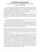 Explication de texte vendemiaire