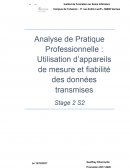 Utilisation d’appareils de mesure et fiabilité des données transmises