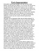Texte d'appropriation
